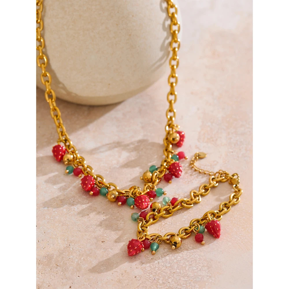 NORYO Erdbeer Kette/Armband - NORYO