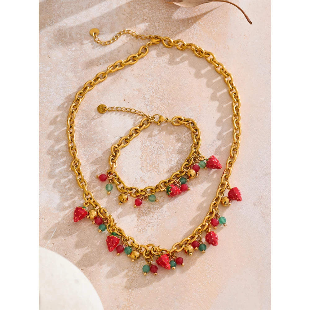 NORYO Erdbeer Kette/Armband - NORYO