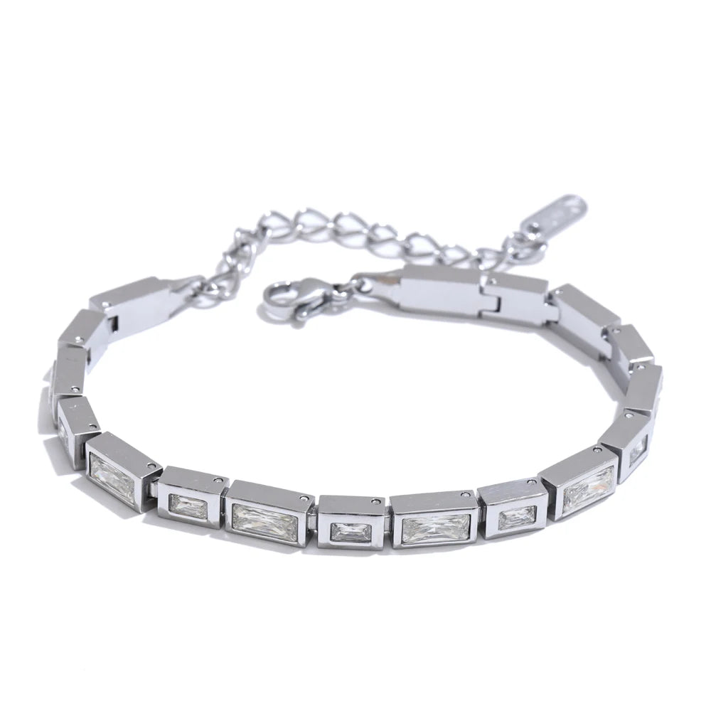 NORYO Square Zirconia Armband - NORYO
