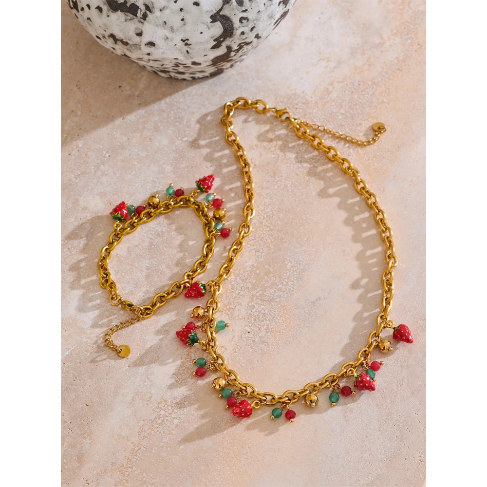 NORYO Erdbeer Kette/Armband - NORYO