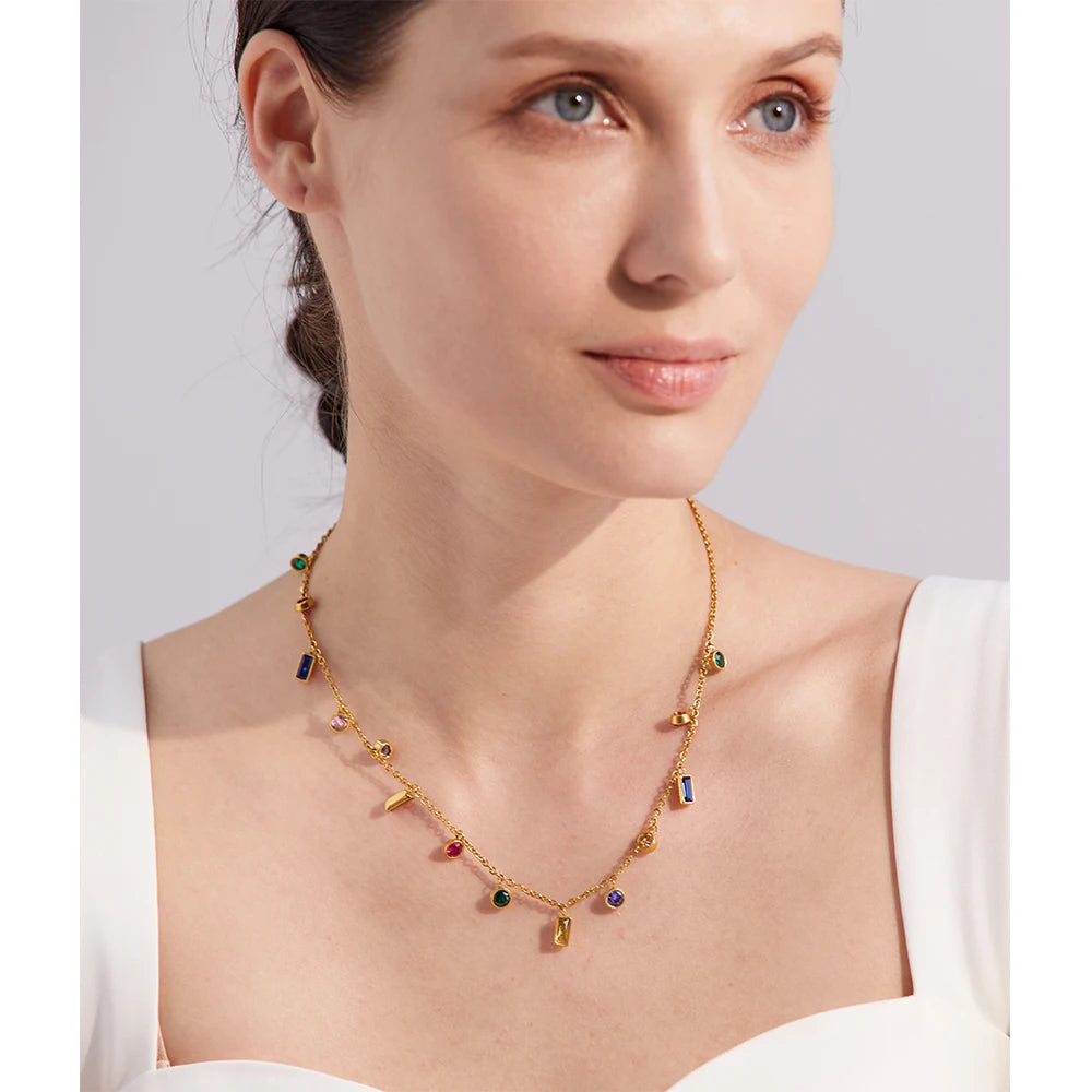 NORYO Rainbow Square Kette/Armband - NORYO
